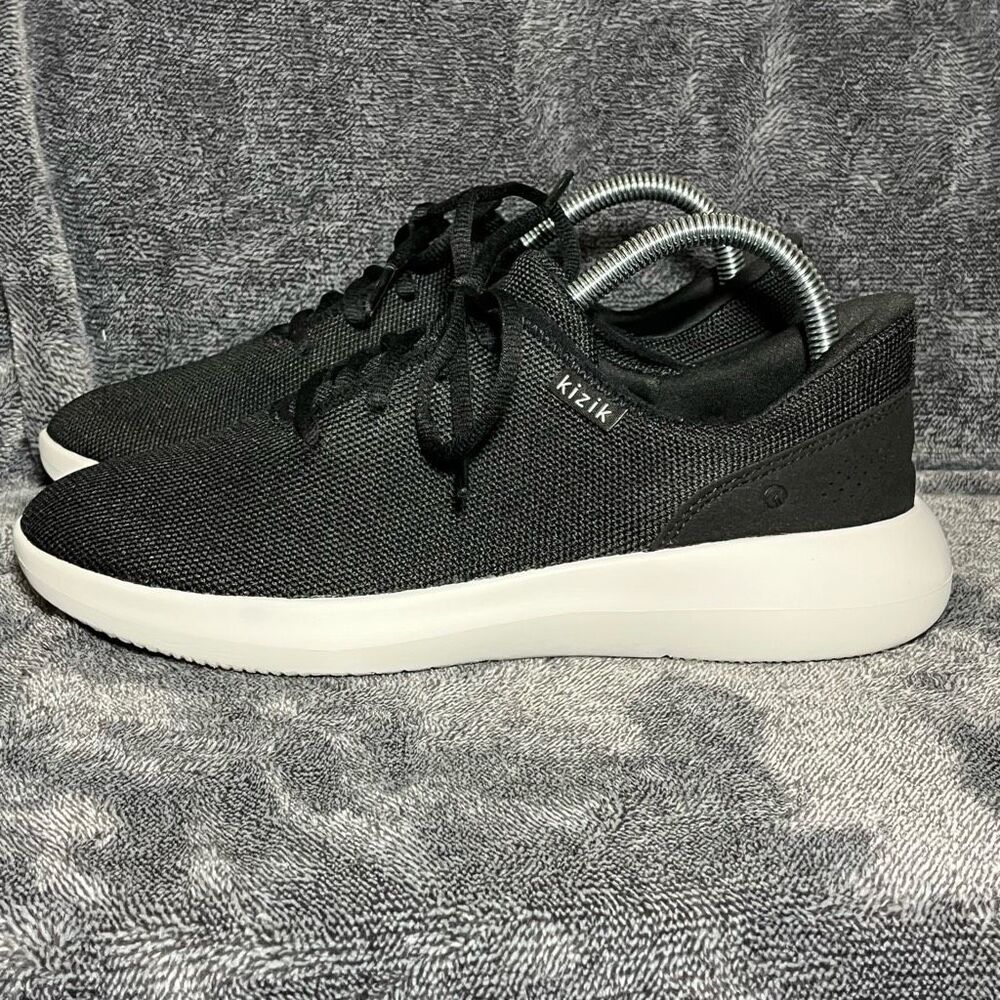 Kizik Madrid Eco Knit Women Size 8 Sneakers Shoes Black